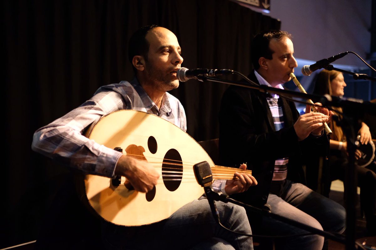 Tijdens de borrel van #cultmetropool030 nog de prachtige muziek van Catching Cultures Orchestra