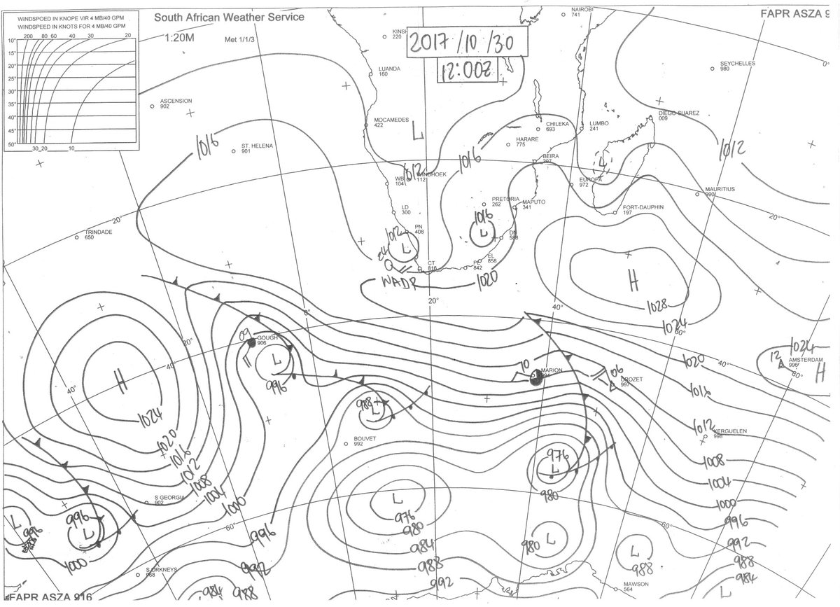 Weather Sa Synoptic Chart