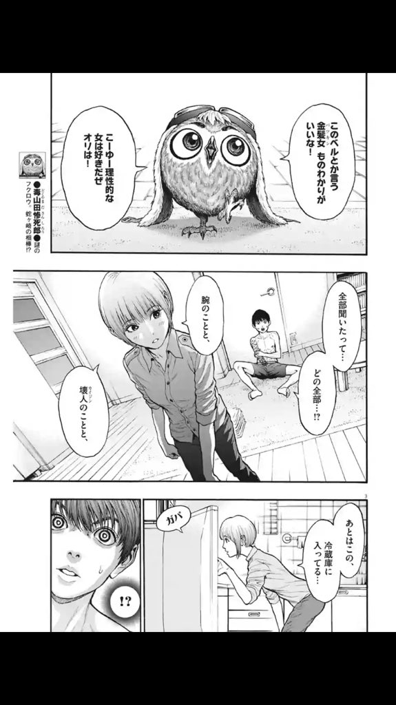 あむたと もりりん On Twitter えいちあーるさんにオススメされたジャガーン読んでるけど確かに面白い 雰囲気は独特なダークヒーロー物やね 何というか 絵柄も含めて昔の漫画読んでる気になる いい意味で 毒山田惨死郎とベルちゃんがかわいい ちなみに俺が壊人に