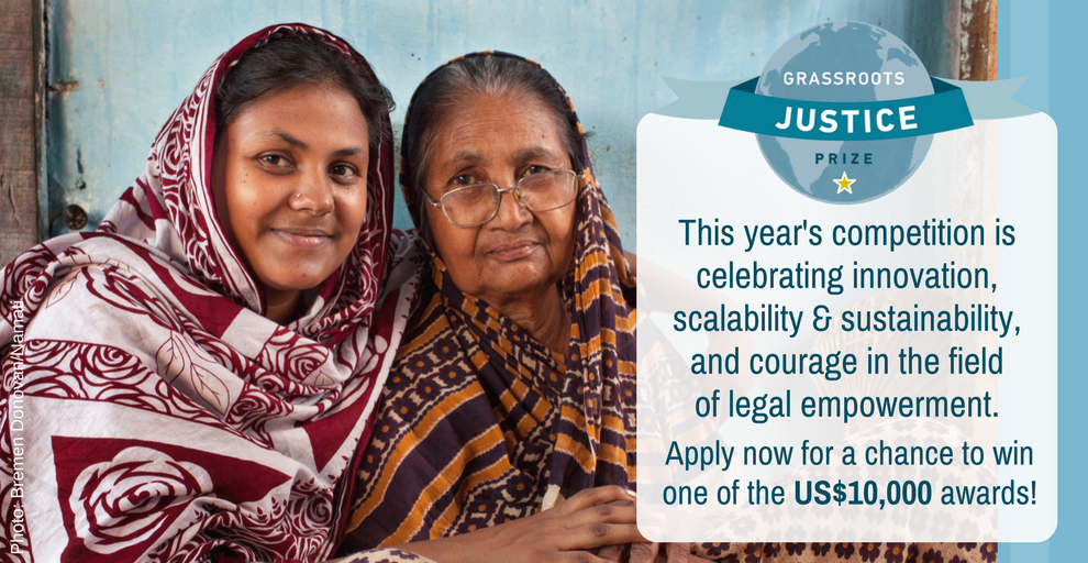 It's back, and it's bigger &amp; better than before! Find out more at justiceprize.org  #JusticePrize #ruleoflaw #humanrights #Agenda2030