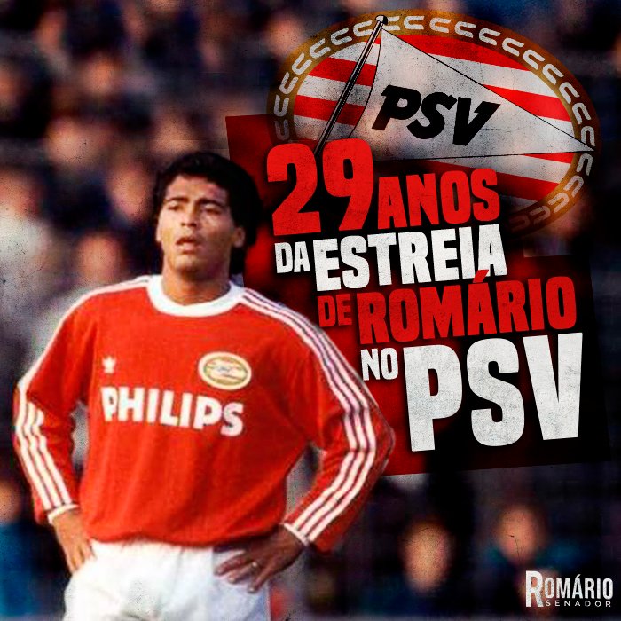 RomarioOnze's tweet photo. Há 29 anos eu estreava no futebol europeu, jogando pelo PSV, na 11ª rodada do Campeonato Holandês.
https://t.co/a410o0LEsz https://t.co/q26W1dolmx