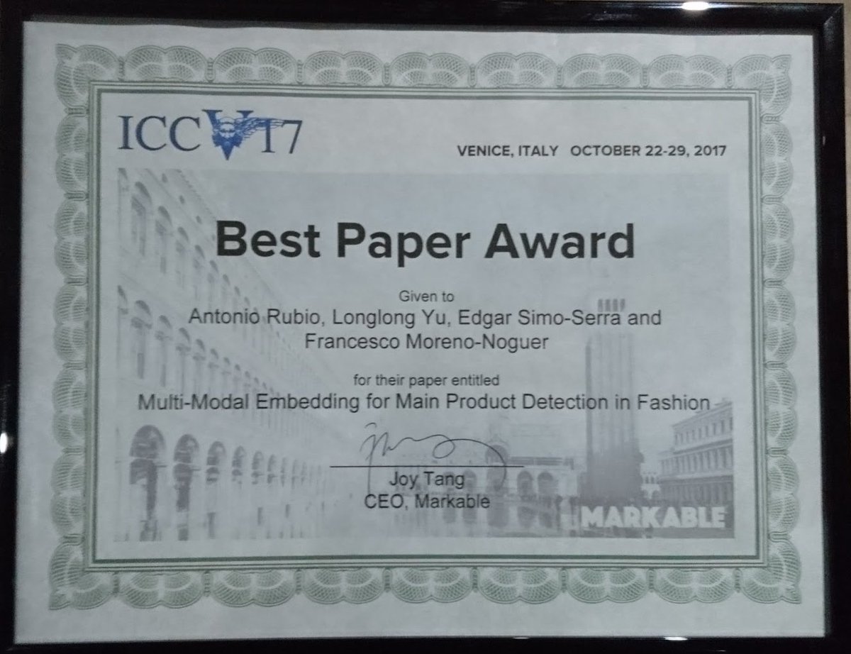Cvpr 2021 Best Paper Institut de Robòtica on Twitter: