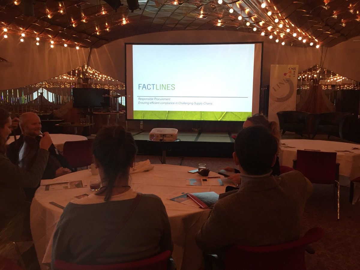 SiriE's tweet photo. @sd17copenhagen @sdgs @factlines_ present their #csrtool which helps you with compliance in your supply chain #environment #workersrights https://t.co/IPs6katqoZ