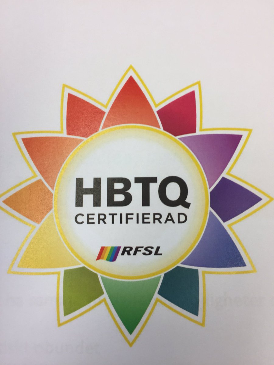 Nu har vi påbörjat resan mot #hbtqcertifiering #rfsl #sollentunainternationalschool #tillgänglighet