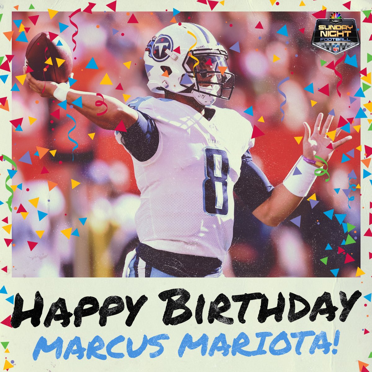 Happy Birthday, Marcus Mariota!   