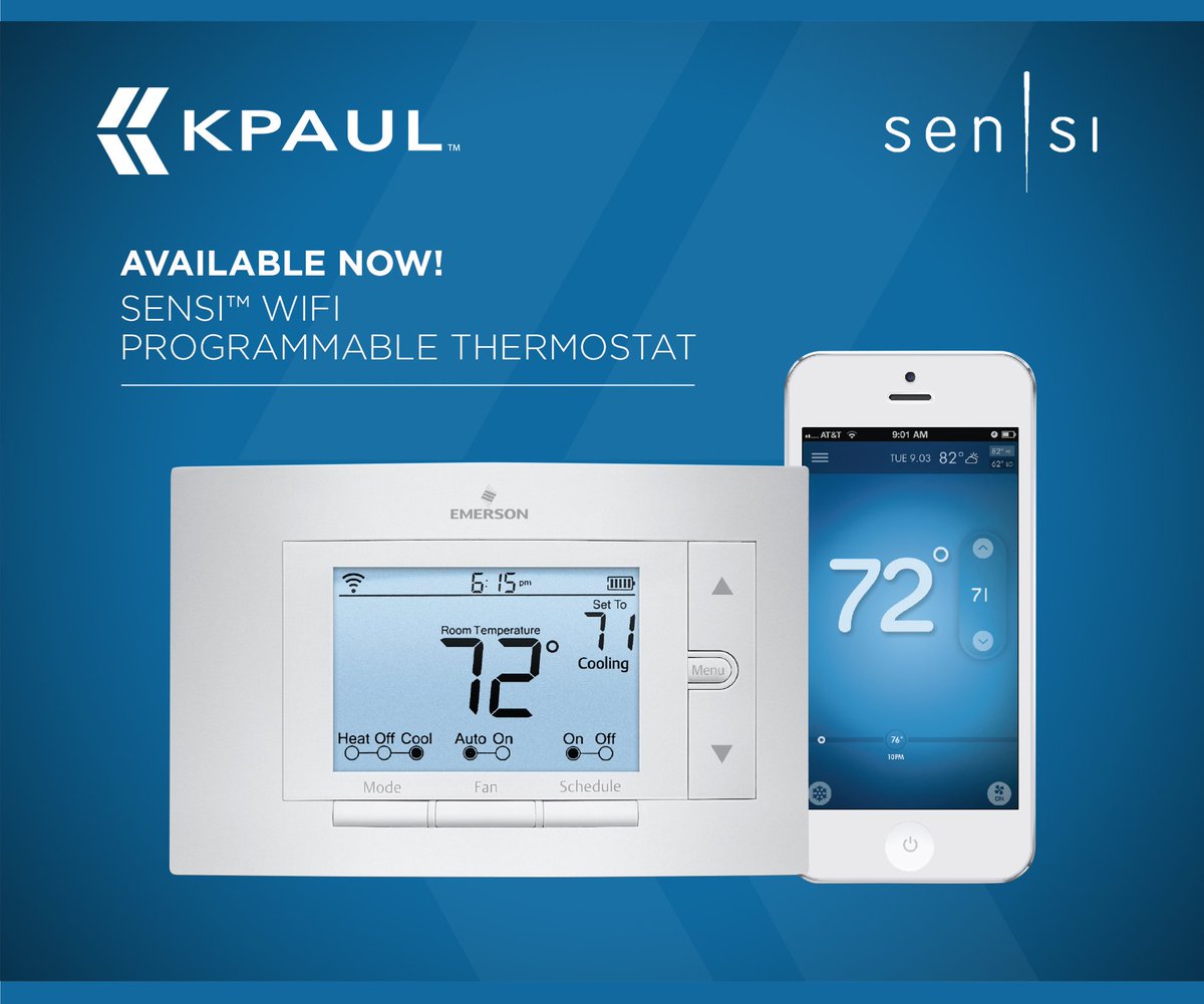 Get ready for the cooler weather with the <a href="/Sensi/">Sensi</a>  WiFi Thermostat, Priced to Low to Show! bit.ly/2xPfhu3   #Veterans #SDVOSB