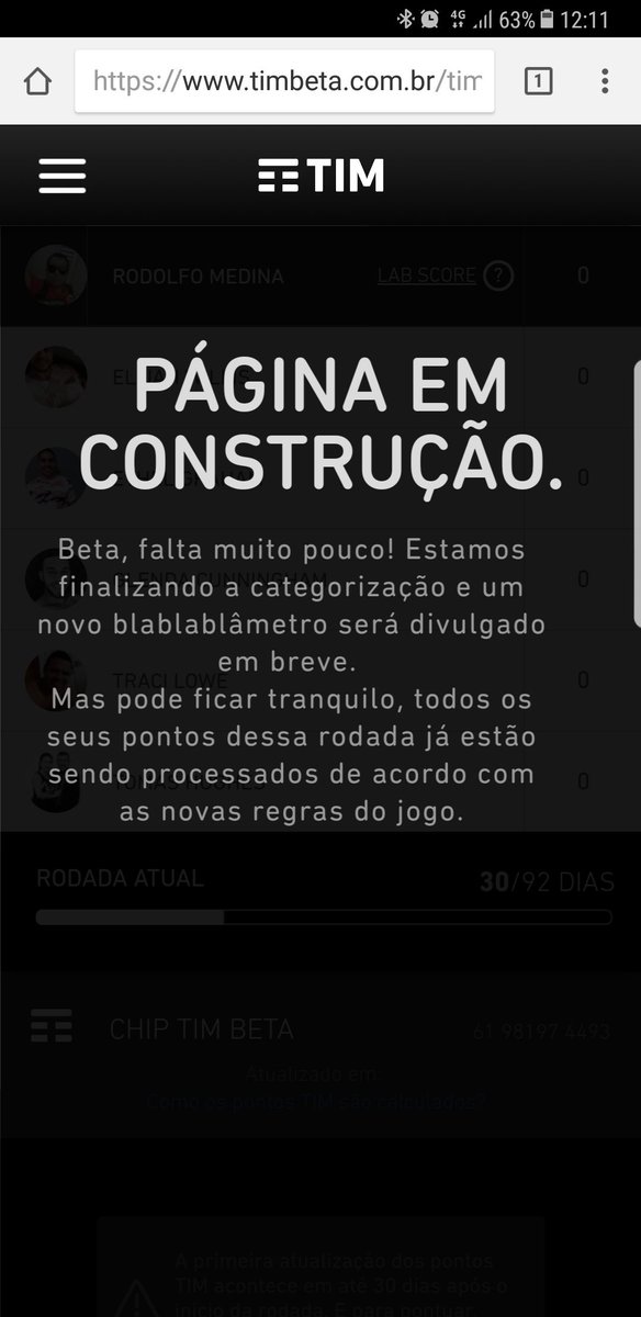 Boa tarde, betas! O site de mais alguém ainda está em construção?
#BetaQuerLab #BetaQuerLabSegundou