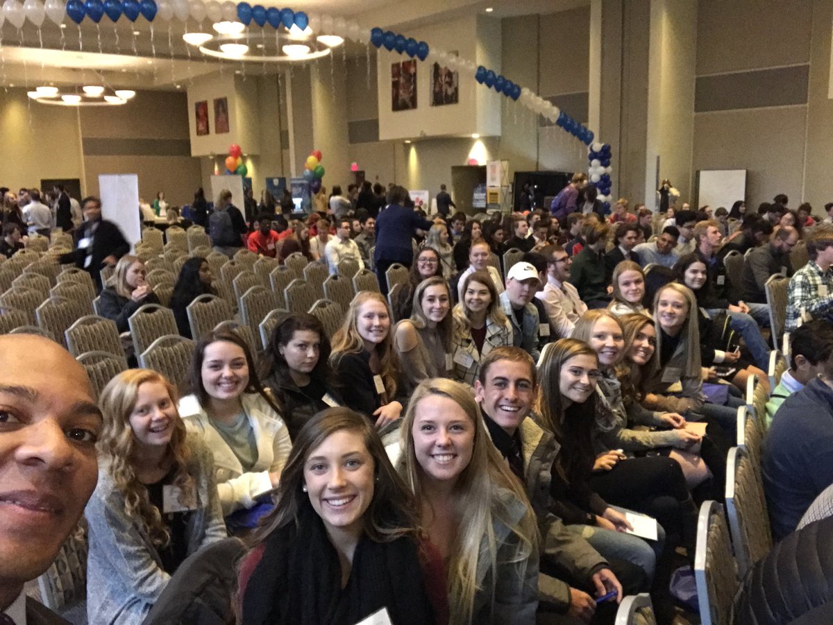 STCFBLA's tweet photo. FBLA at SLU today for #TrepStart! https://t.co/HaXHbySmXN