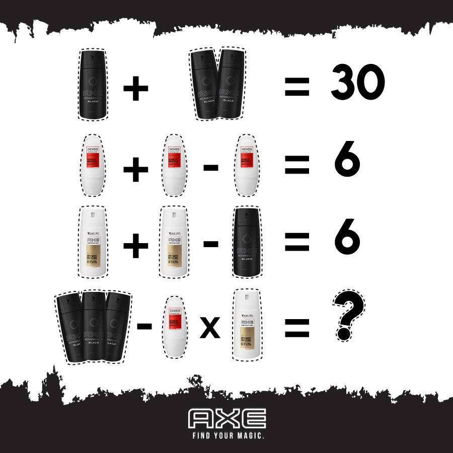 AXE_KSA's tweet photo. ما ينقصك الذكاء عشان تجاوبها صح ! 

#آكس https://t.co/Ml4WPqcCZr