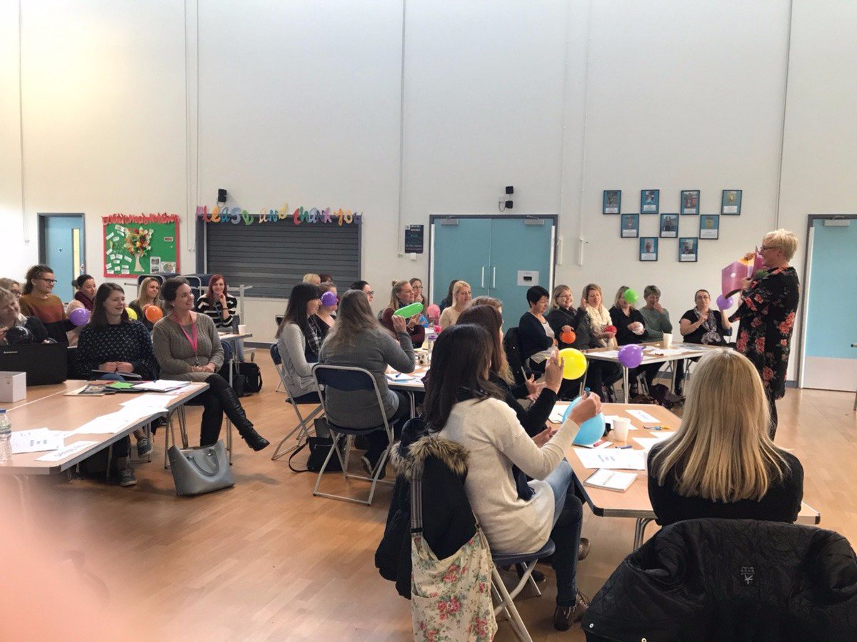 EQUA_Mead's tweet photo. Busy TDDay as teachers & TAs from @TweetTheMead @tweetrivermead @CastleMeadSch come together for #MathsNoProblem #EFYSMaths & @RuthMiskinEdu https://t.co/V4I1ZLzRsq