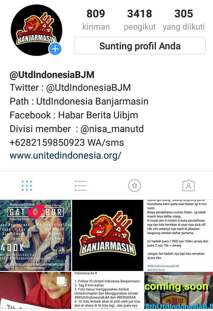 Nah ini IG kami yg hrs d follow dl ya