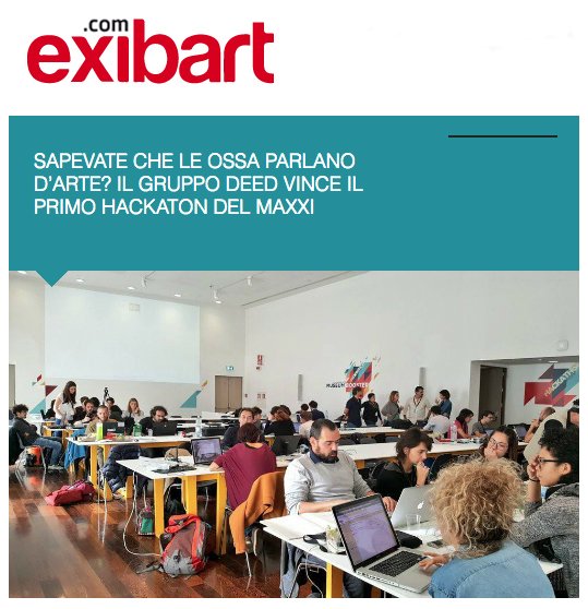 Museo_MAXXI's tweet photo. Sapevate che le ossa parlano d'arte? @exibart_com racconta #MuseumBooster, il primo hackathon del MAXXI >>https://t.co/wWIsca2m7T https://t.co/AK7aIZp27x