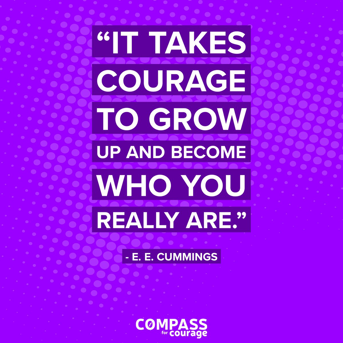 compass4courage's tweet photo. Don't be afraid of who you are. Embrace your uniqueness and let the world see you shine. Who in your life needs to hear this today? https://t.co/k402Dkl2bV