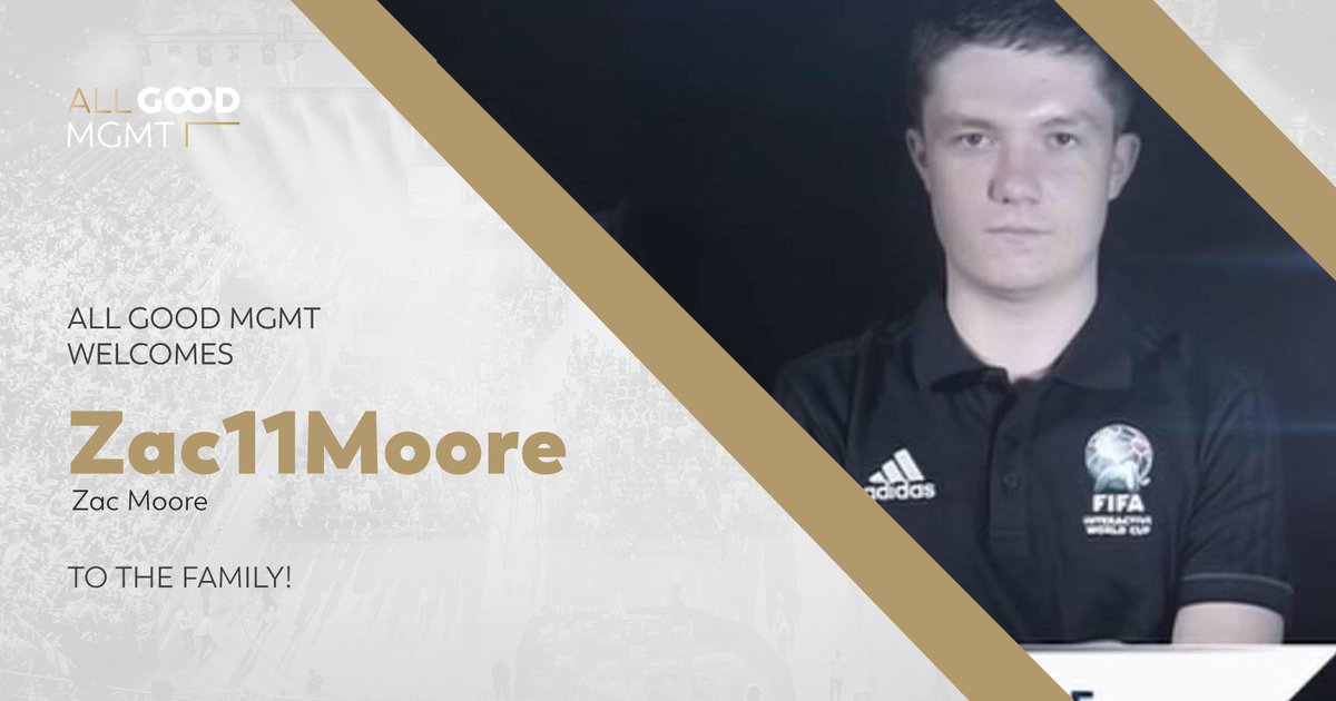 AllgoodMgmt's tweet photo. About that time to welcome our next UK client @Zac11Moore to the fam. Let's go y Ddraig Goch! #zac11moore #allgoodmgmt #inheretowin #FIFA18 https://t.co/XwnUkOffOM