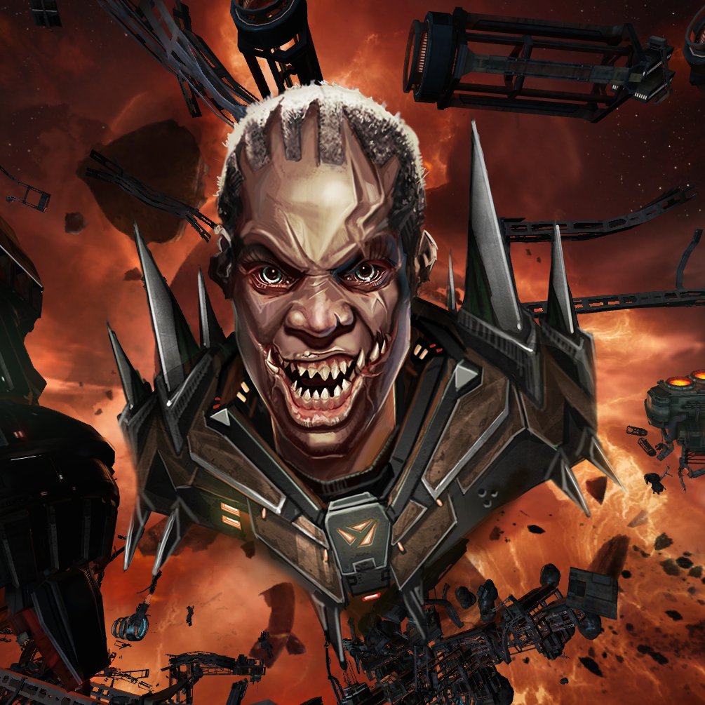 galaxyonfire3's tweet photo. We know it's a bit early, but D'rak already came along to wish you all a #HappyHalloween! To us, he's the scariest dude in #GOF3Manticore! https://t.co/DrmBZmh1mw