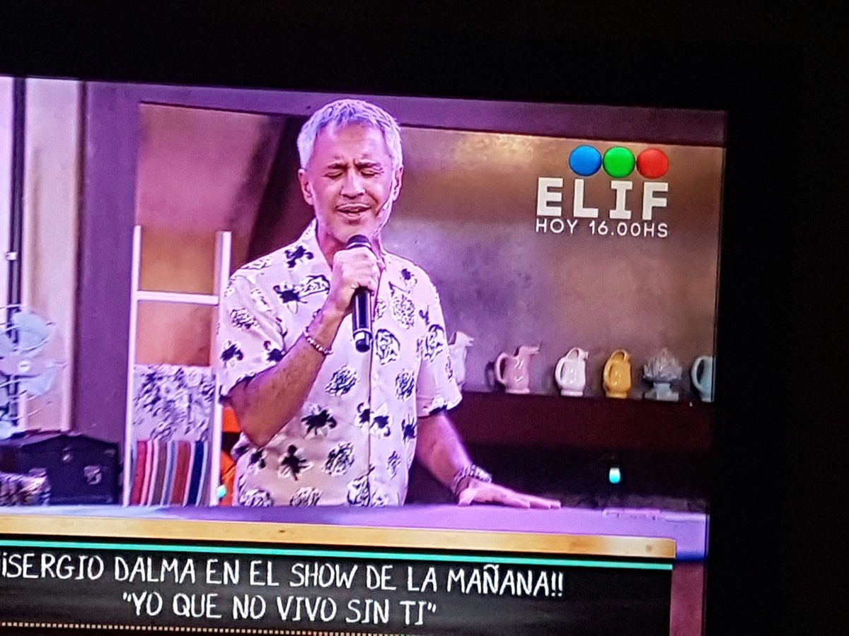 <a href="/MorfiTelefe/">Morfi Telefe</a> gracias por traernos a este genio de la música <a href="/SDalmaoficial/">Sergio Dalma</a> una maravillosa voz para volverse a enamorar. ❤❤🎶🎶