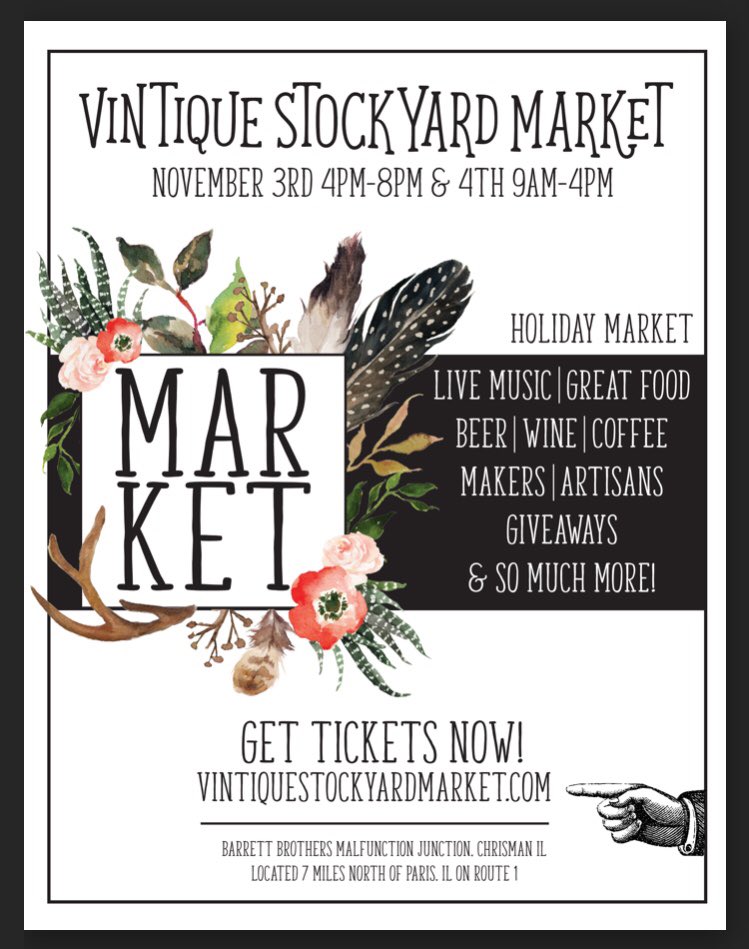 cherry_tree217's tweet photo. The market is this week!!! Have you gotten tickets yet??!! 👉🏻 https://t.co/IzERi1sSVO #vintagemarket #vintage #handmade #artisan #makers https://t.co/q61XCCvC1G