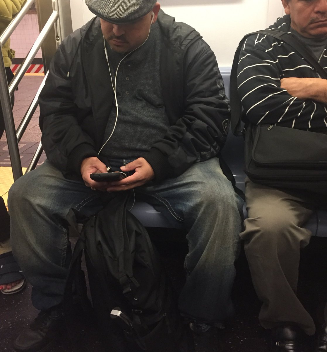 KatePeople's tweet photo. Today's candidate for Manspreader Of The Year. #commutingisfun https://t.co/Z1BEHxPYKm