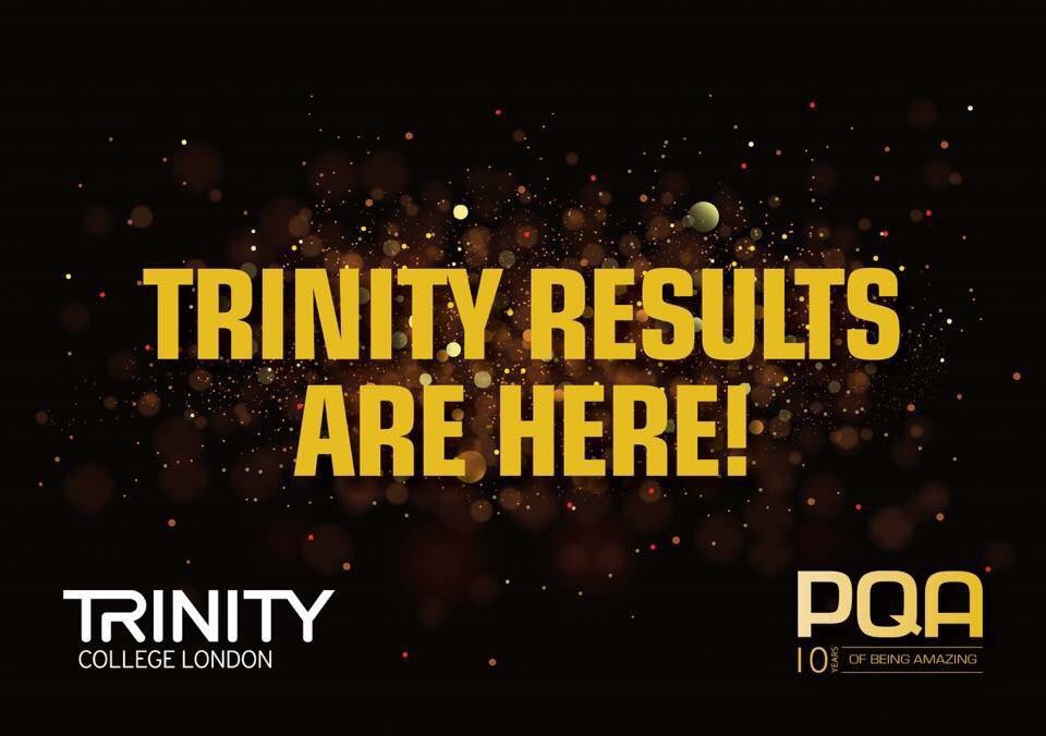 After last Sunday’s amazing show at HMT, make sure you don’t miss this weekend for the Trinity exam results.