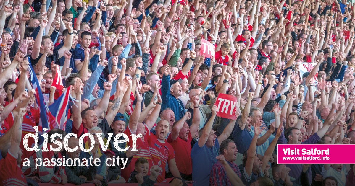 SalfordDevils's tweet photo. 🖥️ Salford Red Devils team up with Salford City Council promoting the Club on screens across the City.

Read ➡️ https://t.co/A7ujkTyJvQ https://t.co/6MTASSt4Y4
