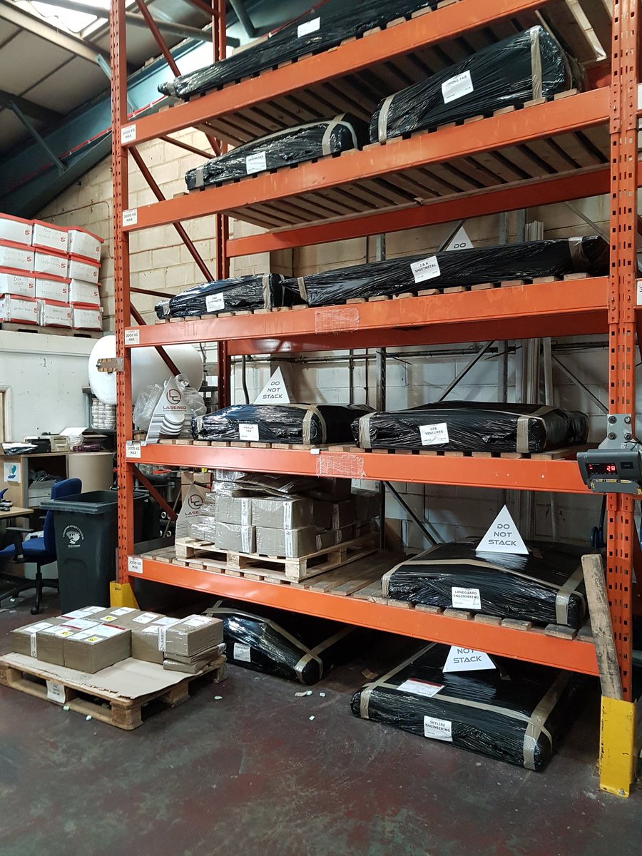 LASEREDC's tweet image. Busy day in our #goodsin and #goodsout department today. #ukmfg #Engineeringuk #sheetmetal #lasercutting