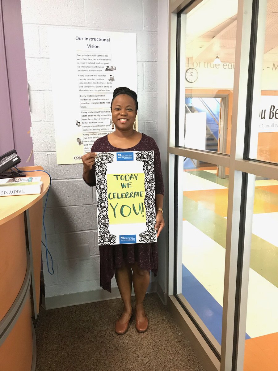 dcfamengagement's tweet photo. Today, we recognize Principal Adutwum for all the amazing things they do for Nalle Elementary every day! #ThankAPrincipal https://t.co/uk3aSDDcDW