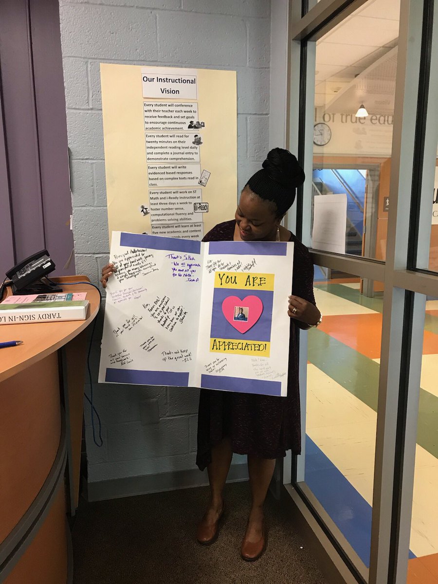 dcfamengagement's tweet photo. Today, we recognize Principal Adutwum for all the amazing things they do for Nalle Elementary every day! #ThankAPrincipal https://t.co/uk3aSDDcDW