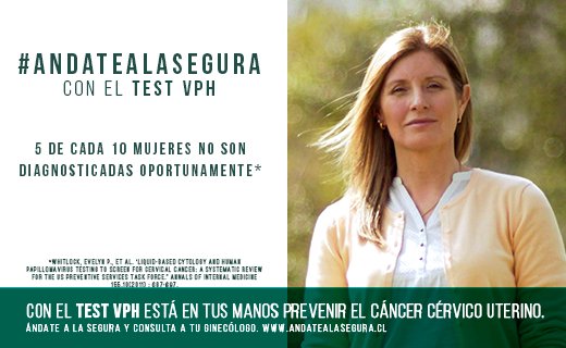 andatealasegura's tweet photo. Informa a tus amigas sobre la campaña VPH. Conoce más aquí: https://t.co/4Xz0gpMc7u #Ándatealasegura #TESTVPH https://t.co/Aj5EJpM0Zo