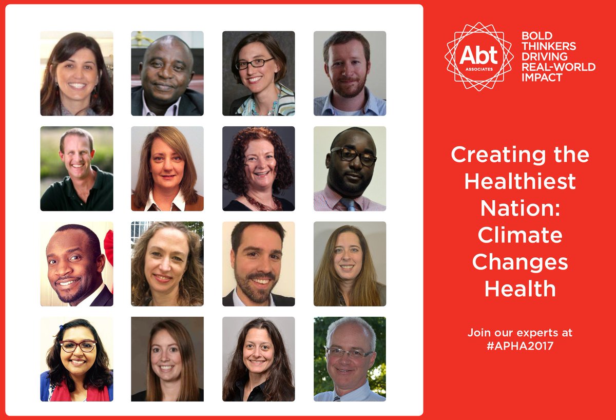 AbtGlobalImpact's tweet photo. We're excited to sponsor #APHA2017! We'll be presenting our latest #publichealth work - view our schedule: https://t.co/jo7BaaitVn https://t.co/lOWwCBgMNm