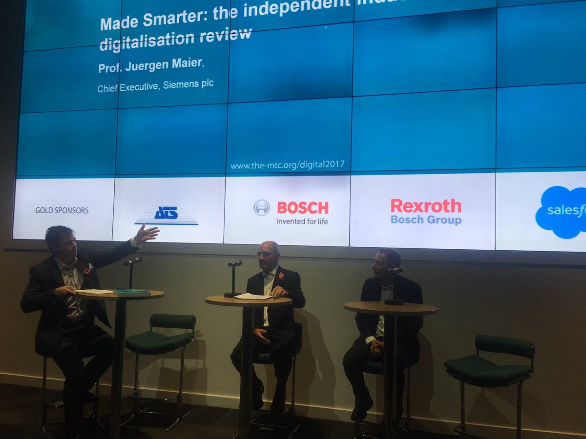 philydigital's tweet photo. Made Smarter Review Panel with @JeremyS1 @Juergen_Maier @DigiCatapult discussing transformation of UK Industry. #ukmfg #IDReview https://t.co/HyEjqXEVKa
