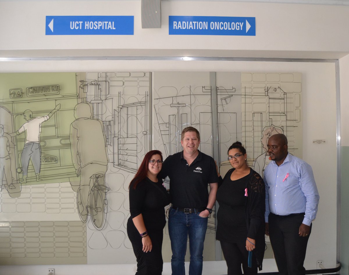 ThornTreeGroup's tweet photo. Today ThornTree CPT had the privileged of vising the Breast &amp; Cervical Cancer ward at Groote Schuur Hospital #BreastCancerAwarenessMonth https://t.co/4izlWGmnGX