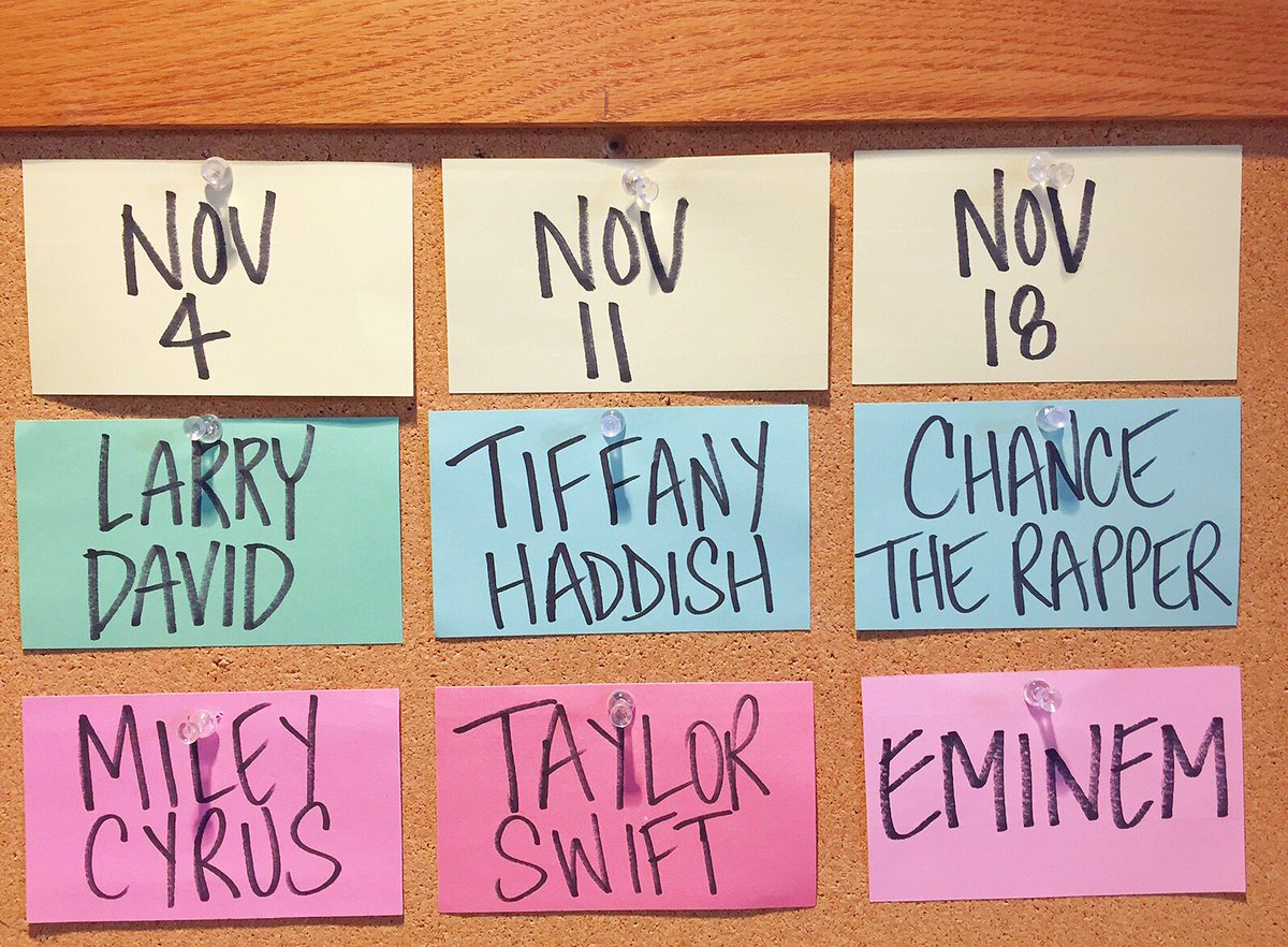 nbcsnl's tweet image. Ready for November. #SNL