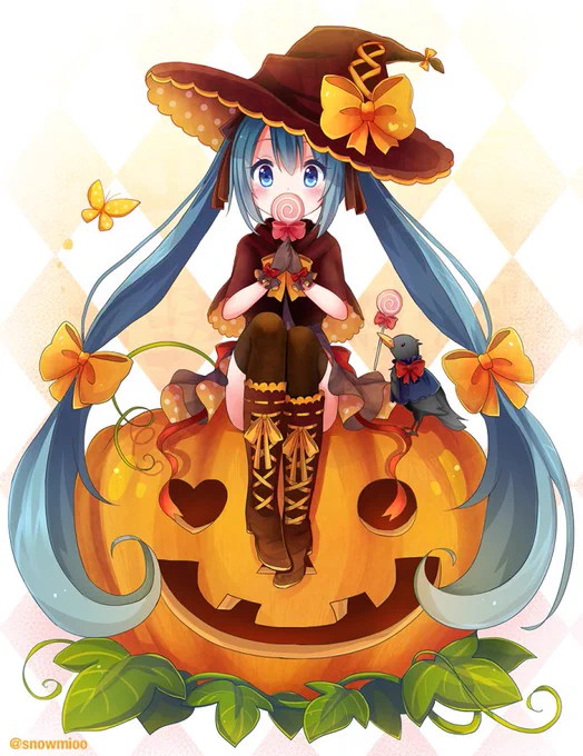 Happy Halloween Miku(*'-`*)? #HappyHalloween 