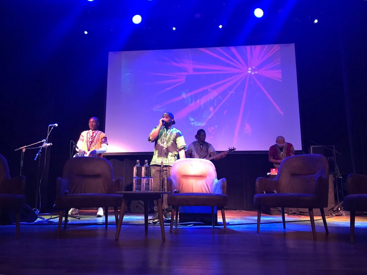 Jermain Bridgewater in TivoliVredenburg tijdens #cultmetropool030