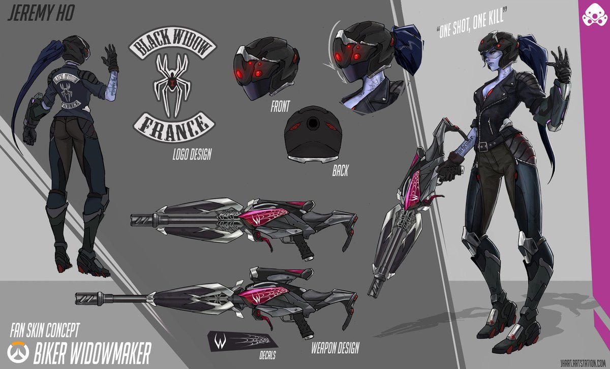JudgeHype's tweet photo. Fans de Fatale, découvrez une idée d'apparence originale pour l’héroïne https://t.co/Dy56hYUwUr #Overwatch https://t.co/W2nvjeyDEH
