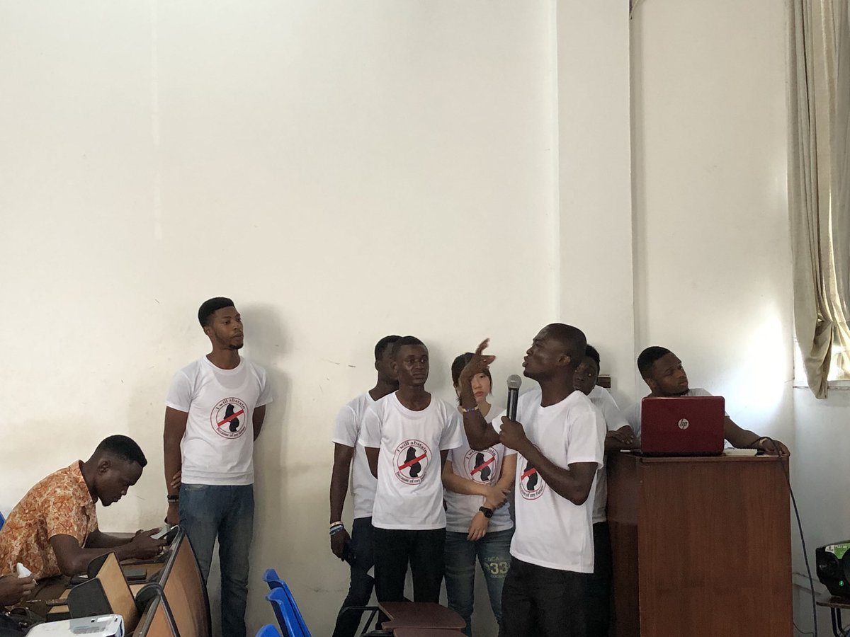 ugbsofficial's tweet photo. @speed2urgrave @Shisha101 @aidsoutgh Team @menkoyor campaign aims to reduce teenage pregnancy in Ghana. Abstinence is the best choice;Protect your future #SocialMarketingGh #menkoyor #protectyourfuture #ugbsofficial https://t.co/qVcAeRmWVH