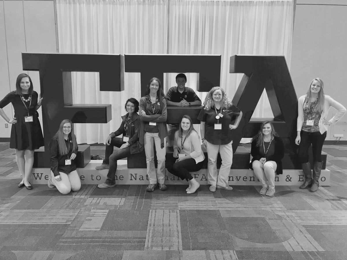 MSUAgEdClub's tweet image. Our members had a great time last week at the 90th @NationalFFA Convention in Indianapolis, IN! #MSUAgEdClub #ICanWeWillFFA #AgEdu