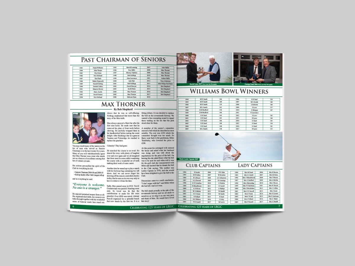 etchdcreative's tweet photo. We have been working with @lymegolfclub to create the updated pages for the #125year anniversary booklet. Here are some we worked on #design https://t.co/6zygn0NpA5