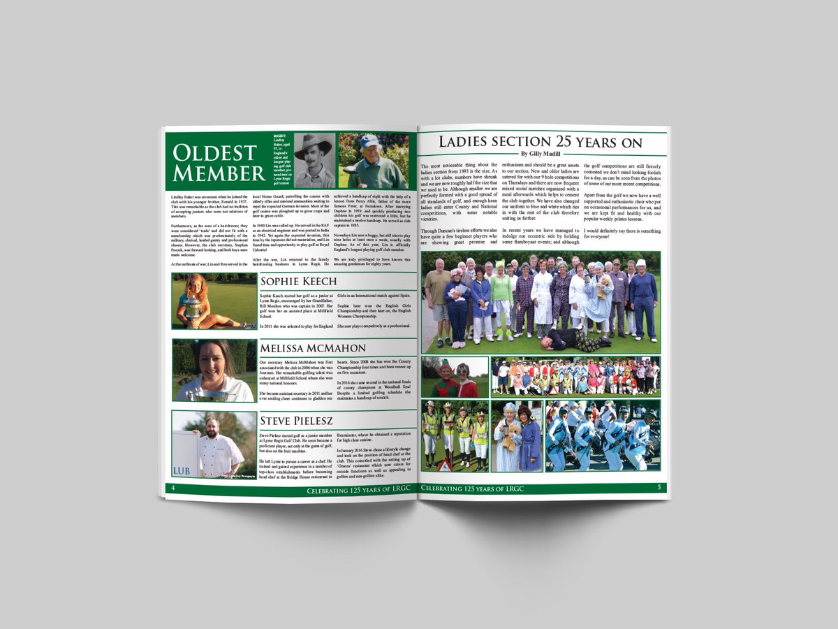 etchdcreative's tweet photo. We have been working with @lymegolfclub to create the updated pages for the #125year anniversary booklet. Here are some we worked on #design https://t.co/6zygn0NpA5