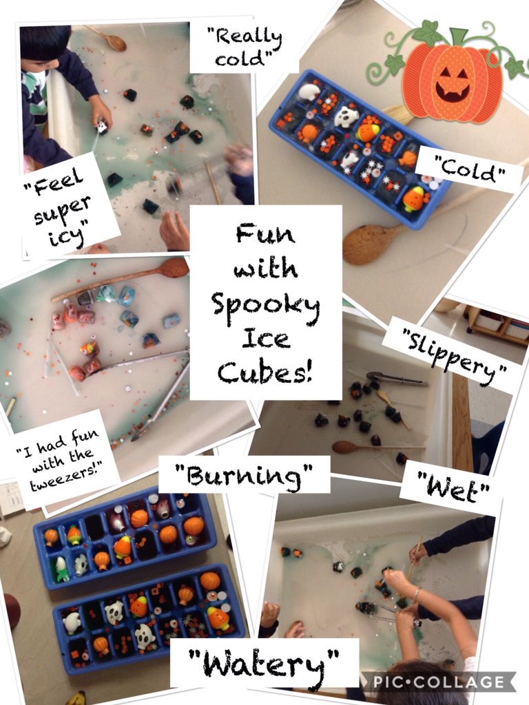 deannefong's tweet photo. Fun in K5!  Carving our Pumpkin, and Spooky Ice Cubes!
@stanleymillsps @PeelSchools #K5 #pumpkinmath #sensory https://t.co/yQZ28Y1pu3