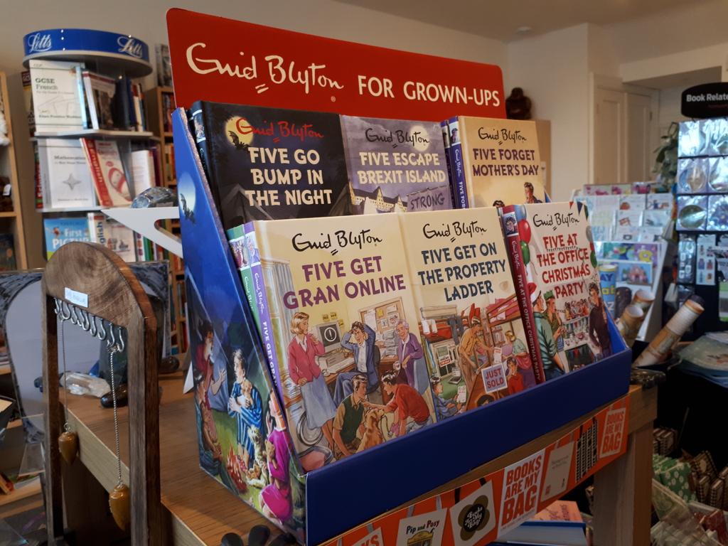 ChingfordBooks's tweet photo. Thank you! @QuercusBooks we have our lovely display also lovely posters bookmarks and a window cling to advertise #FiveGo #PopToTheShop https://t.co/dpwGAvsCHc