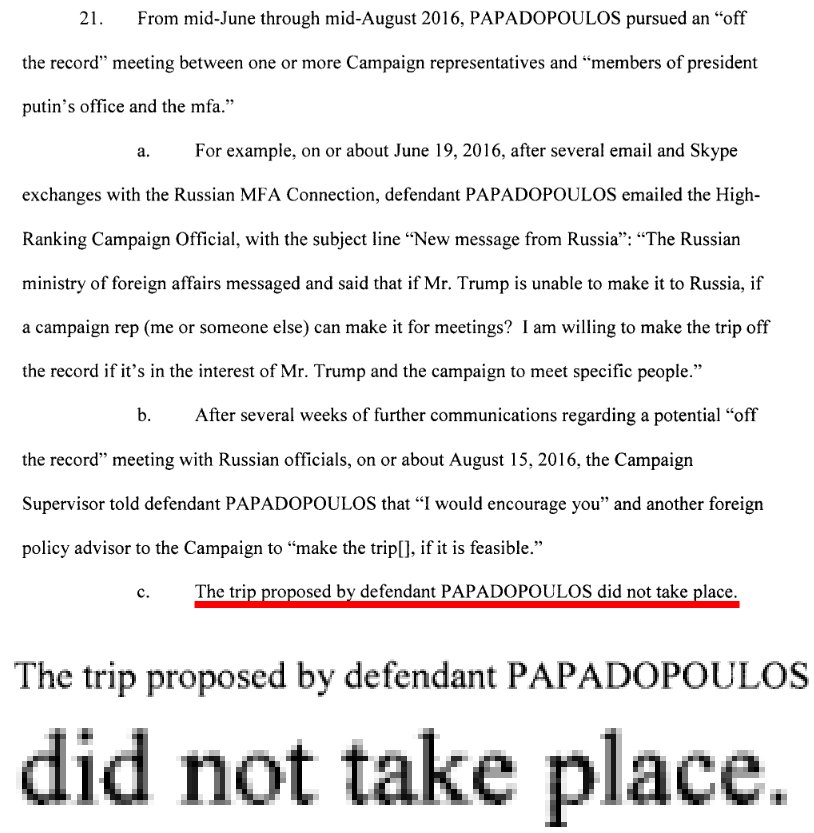 Oh hey look guys, its literally nothing. #Manafort #Papadopoulos