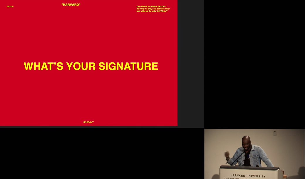 virgil abloh harvard