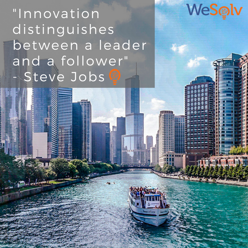 WeSolv's tweet photo. "Innovation distinguishes between a leader and a follower" - Steve Jobs.
#MotivationMonday #MBAlife #WeSolv https://t.co/OKP9SeeSKm