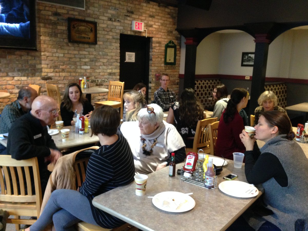 MacWaterNet's tweet photo. Breakfast with Dr. Henry Pollack to kickstart McMaster Water Week 2017!

See you at the opening ceremony tonight!

#MWW2017 https://t.co/lTZgNlScs0