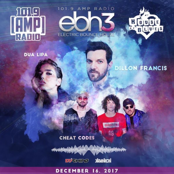 dlipanews's tweet photo. Dua will be performing at #EBH3 (@1019ampradio) in Orlando, Florida on December 16th! https://t.co/RgjoMdotLu