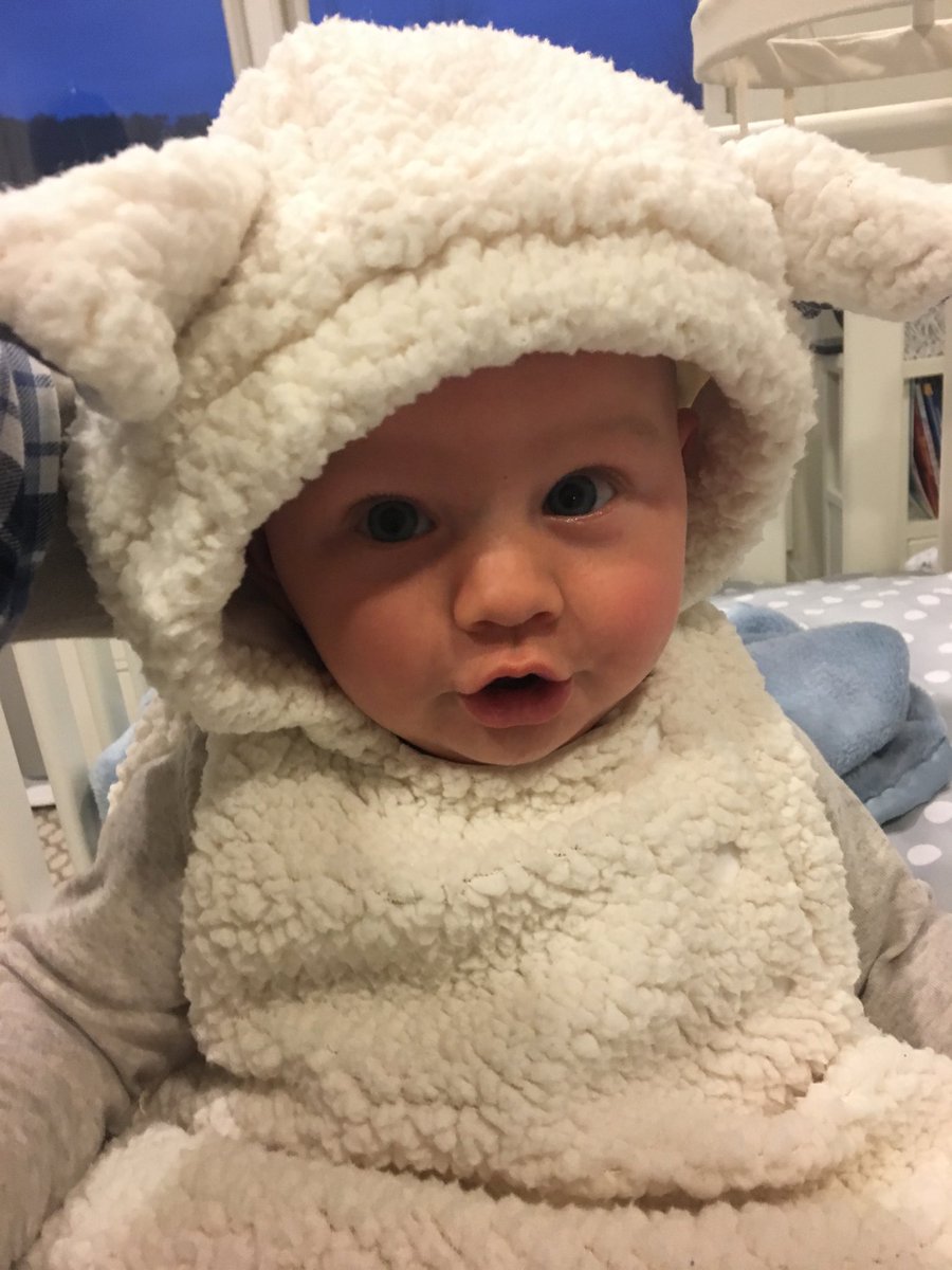 It’s my first Halloween <a href="/TheEllenShow/">The Ellen Show</a> #littlelamb