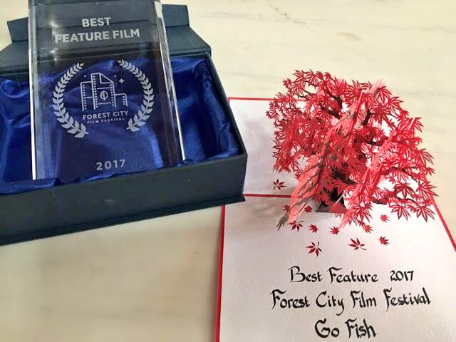 GoFishTheMovie's tweet photo. We are so honoured to have won BEST FEATURE at the @FCfilmfestival ... thank you so much to everyone who has supported our beautiful film. https://t.co/SI4NL60ClY