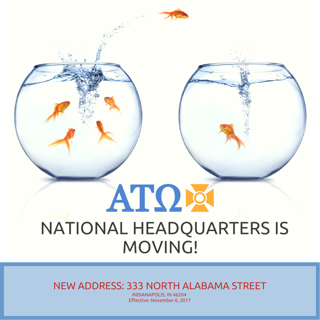 AlphaTauOmega's tweet photo. We are MOVING! https://t.co/sR0iExlXJq