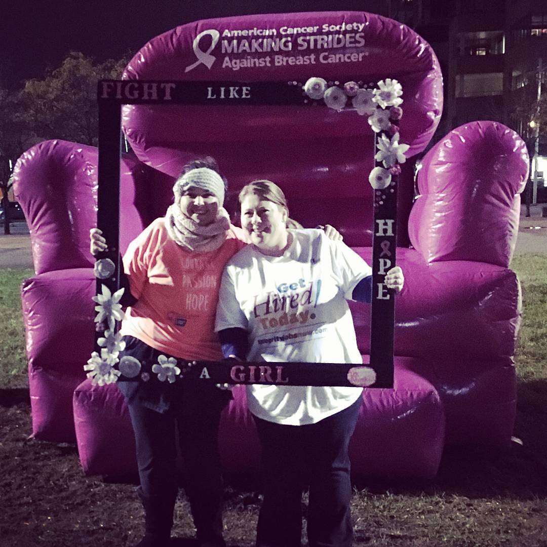 jobsearchninja's tweet photo. Even in the cold, rainy weather, We Support the Cause! #IntegrityMoments #BreastCancerAwareness #pink #strideswalk https://t.co/DVXEzTqCF4